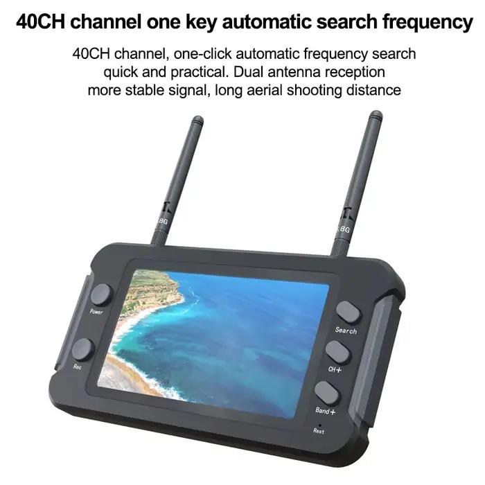Moniteur FPV 5.8G avec DVR