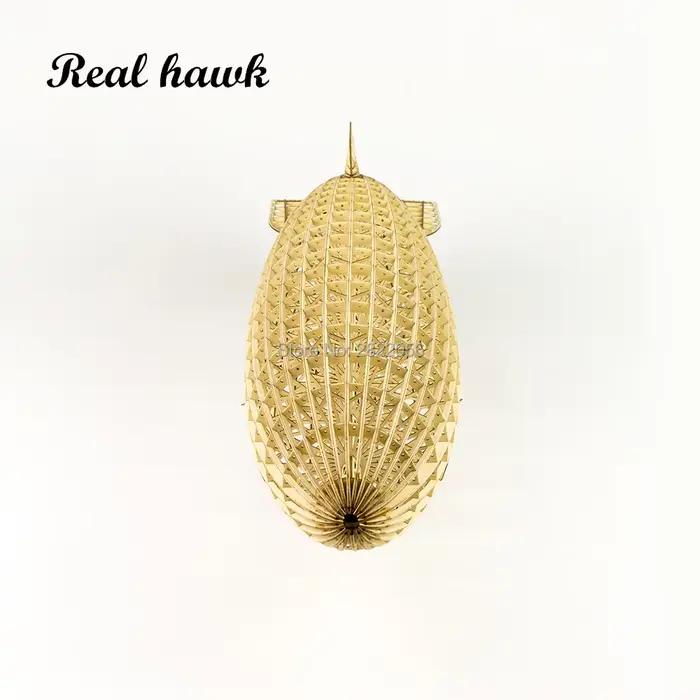 Real Hawk Leges DIY Modèle de construction 1:408 LZ-129 Hindenburg Zeppelin Dirigeable Longueur 600mm Jouet en bois Jouets de construction Cadeau RC