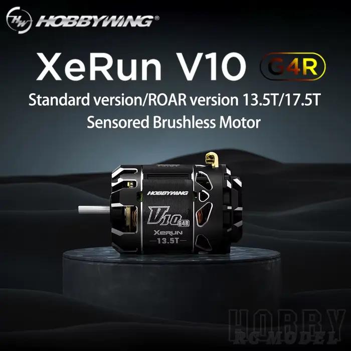 HOBBYWING XeRun V10 G4R 13.5T 17.5T 21.5T Version ROAR moteurs sans balais sensoriels pour modèle de voiture 1/10 RC