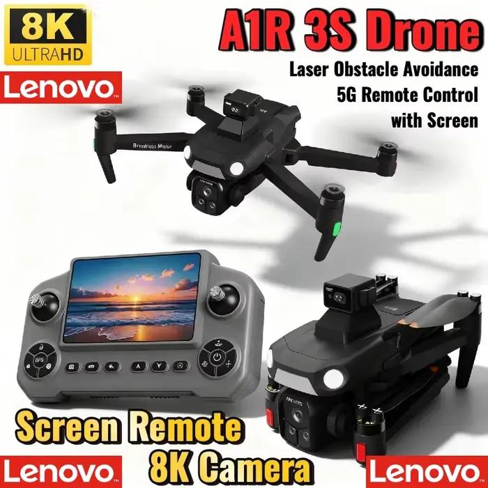 Drone Aérien Pliable Lenovo A1R 3S avec Écran 5G