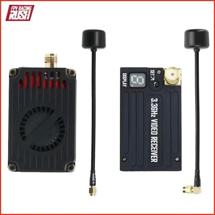 Nouveau Combo RushFPV 3.3G 4W VTX avec Récepteur Vidéo VRX 3.3G pour Lunettes FPV