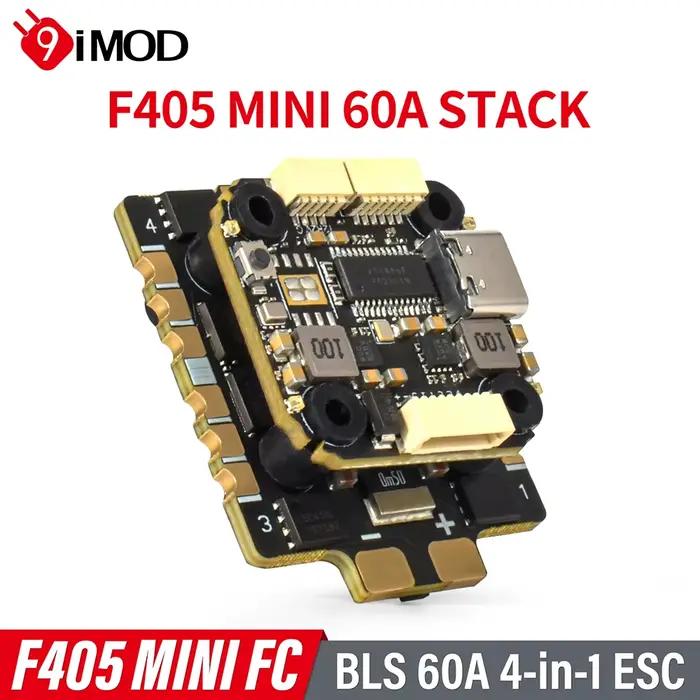 Module de contrôle de vol 9IMOD MINI F405 pour drones de course avec gyroscope ICM42688 et connectivité DJl Air pour performances de pointe occasions spéciales