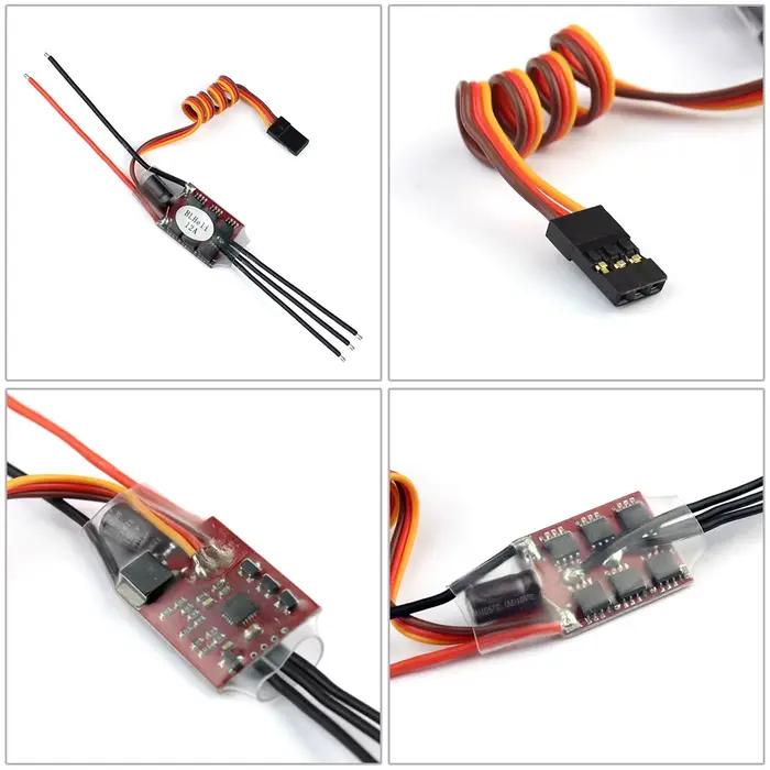 Moteur de Drone de course FPV ESC Combo BLHeli 12A ESC 1806 2400KV pour quadrirotor hélicoptères avions