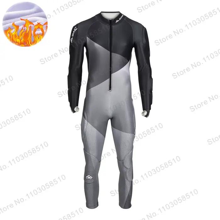 Combinaison de ski d'hiver pour enfant, modèle Performance GS, pour entraînement sportif en extérieur, une pièce, non rembourrée