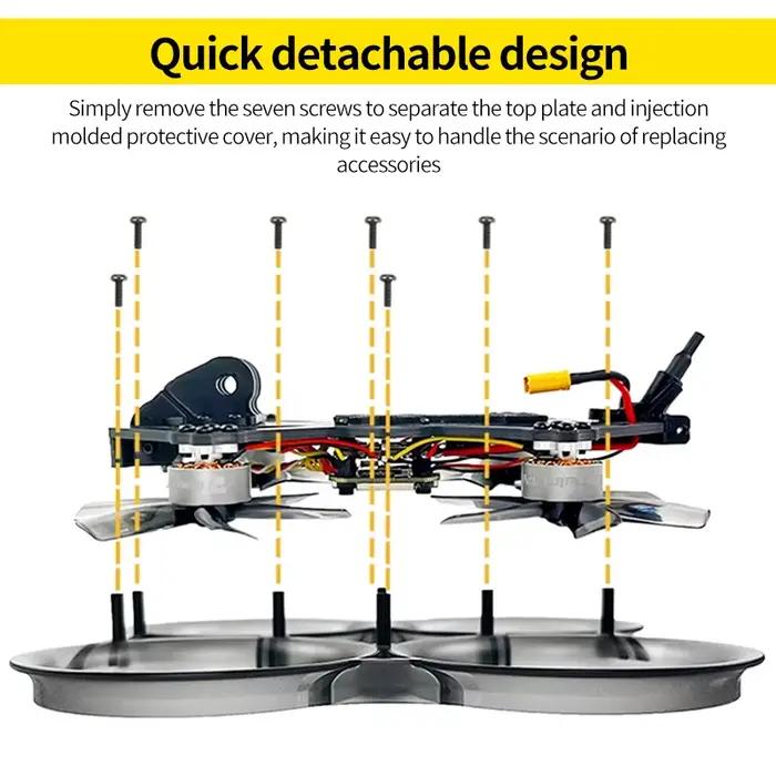 DarwinFPV-Quadocopter analogique CineApe25 pour importateur de course