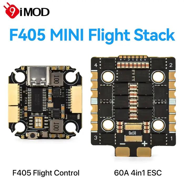 Module de contrôle de vol 9IMOD MINI F405 pour drones de course avec gyroscope ICM42688 et connectivité DJl Air pour performances de pointe occasions spéciales