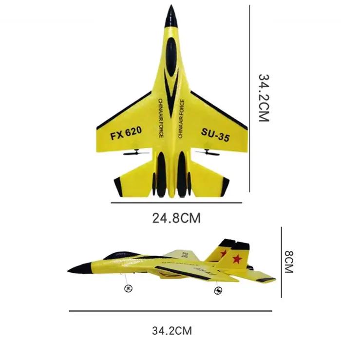 Avion RC SU-35 RC planeur à distance envergure Drones radiocommandés avions RTF UAV cadeau de noël pour enfants assemblé modèle volant jouets