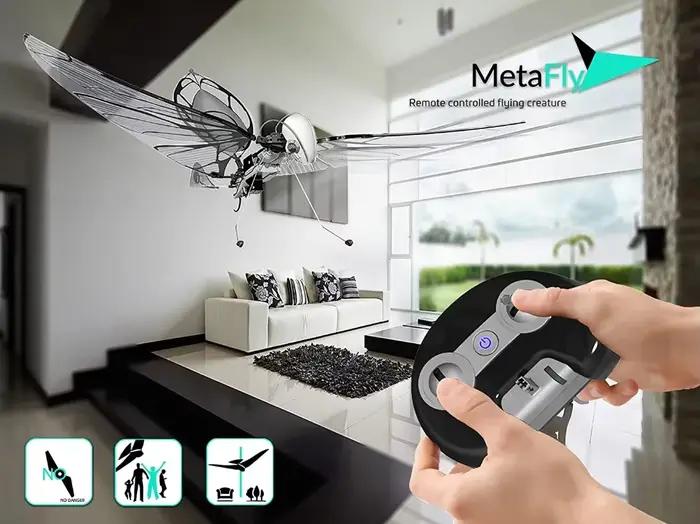 Kit de mise à niveau MetaFly par BionicBird DRONE INSECT électronique biomimétique et radiocommandé de haute technologie avec accessoires supplémentaires