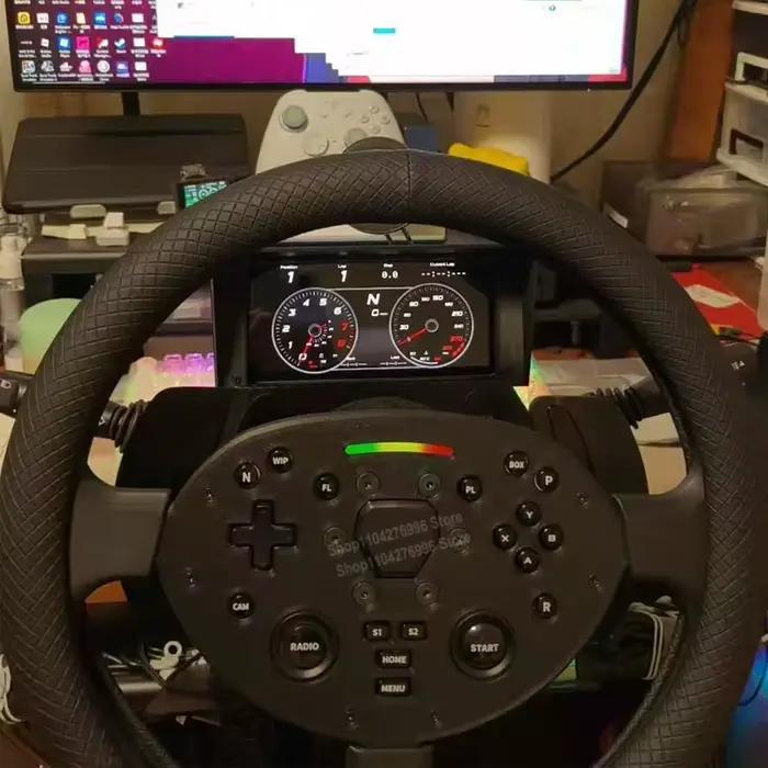 Jeu de simulation de course avec support de téléphone réglable pour plusieurs modèles, compatible avec les bases MOZA R3 R5 R9 R12