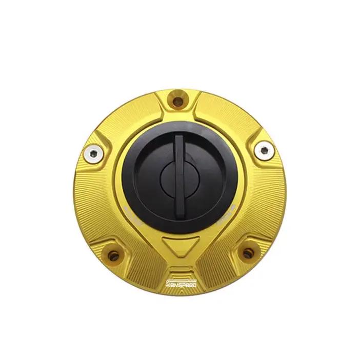 Bouchon de réservoir de carburant chromé pour moto Qjmotor Sport Racing SRK 350RR/400RR/421RR/450RR/550RR/550SR/600RC/600RS/800RR/921RR