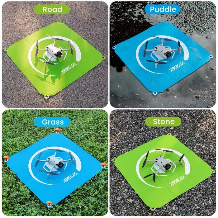 Plateforme d'atterrissage pour drone, pliable rapidement, double face, imperméable, lestée, pour DJI NEO 2/Mini 5 Pro/Mini 3/Mini 4K/Avata