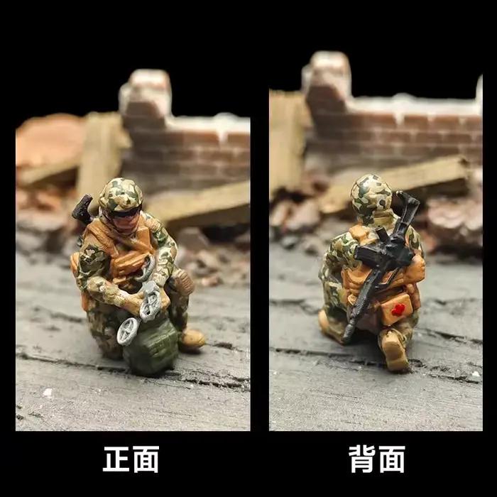 Nouveau modèle militaire de drone 1/72 pour équipe de soldats