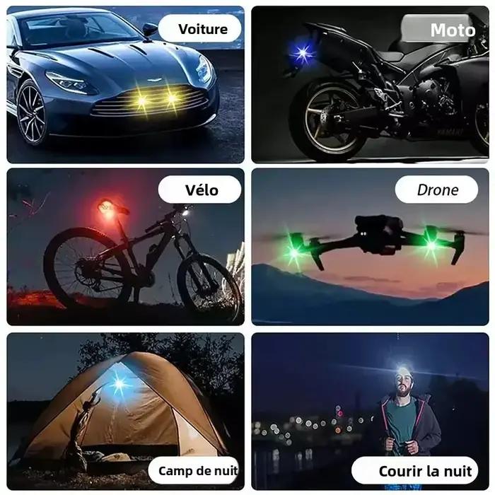 Lumières stroboscopiques LED pour avion