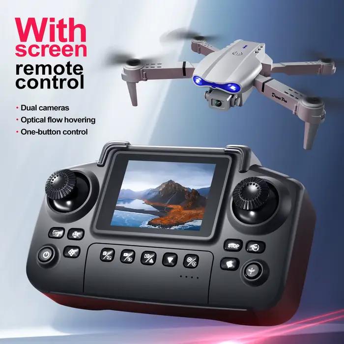 2025 nouveau Drone amélioré E88 E99 avec écran 4K HD photographie aérienne double caméra Dron pliable quadrirotor RC jouet pour enfant cadeau