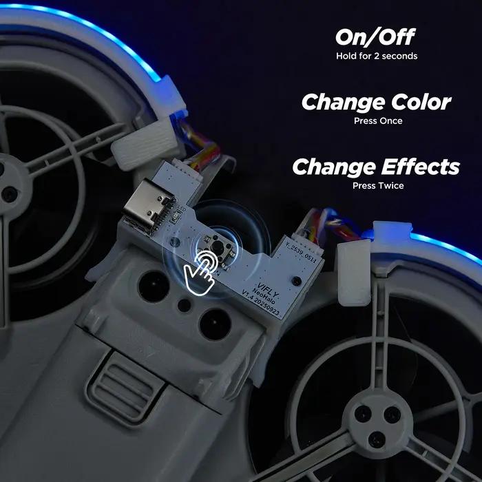 Bande lumineuse LED VIFLY NeoHalo Neo2Halo pour DJI Neo Neo2