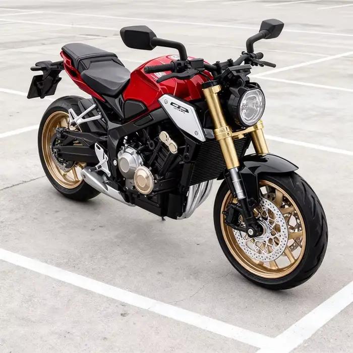 Modèle de moto de course en alliage Dream Wing CB650R 1:12