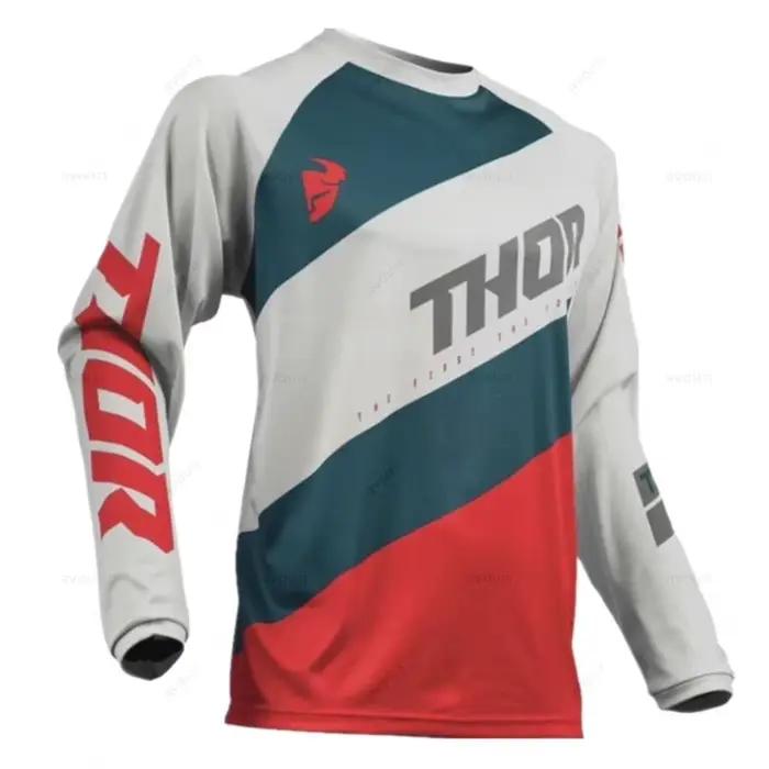 Maillot de vélo de montagne pour course de cross-country, manches courtes, t-shirt de descente, maillot Poc MTB, maillot de vélo tout-terrain MX Enduro, maillot de motocross
