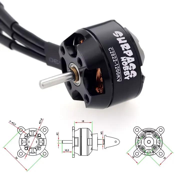 Moteur sans balais pour importateur RC FPV 3D