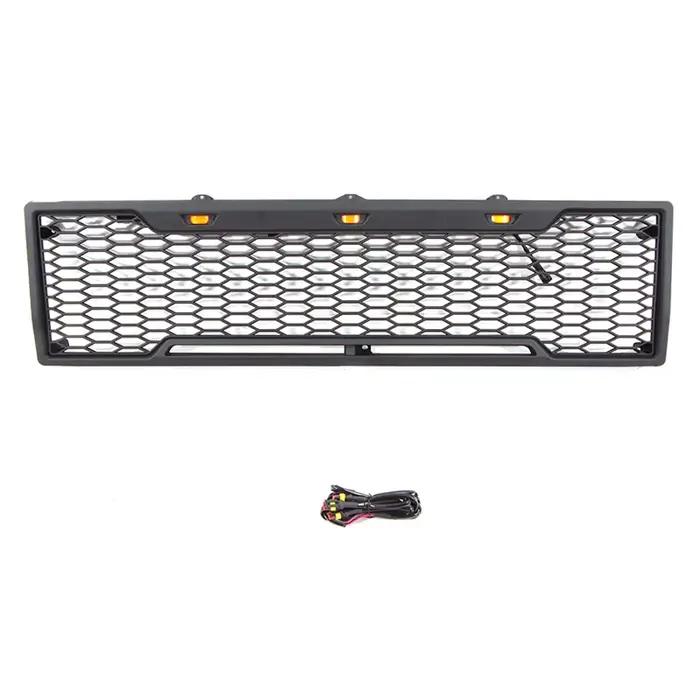 Calandre avant avec lumière pour Ford F150 1980-1986 / 1987-1991 /1992-1996 Grille de course supérieure Raptor F-150