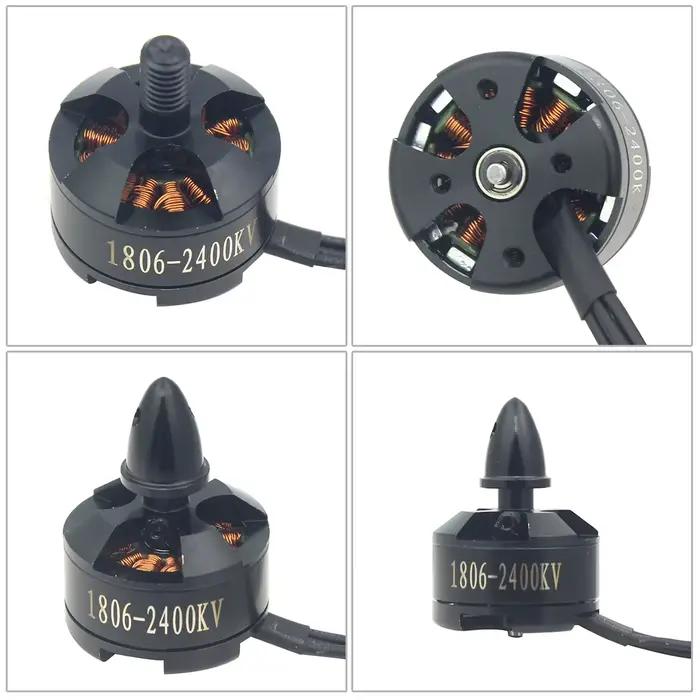 Moteur de Drone de course FPV ESC Combo BLHeli 12A ESC 1806 2400KV pour quadrirotor hélicoptères avions