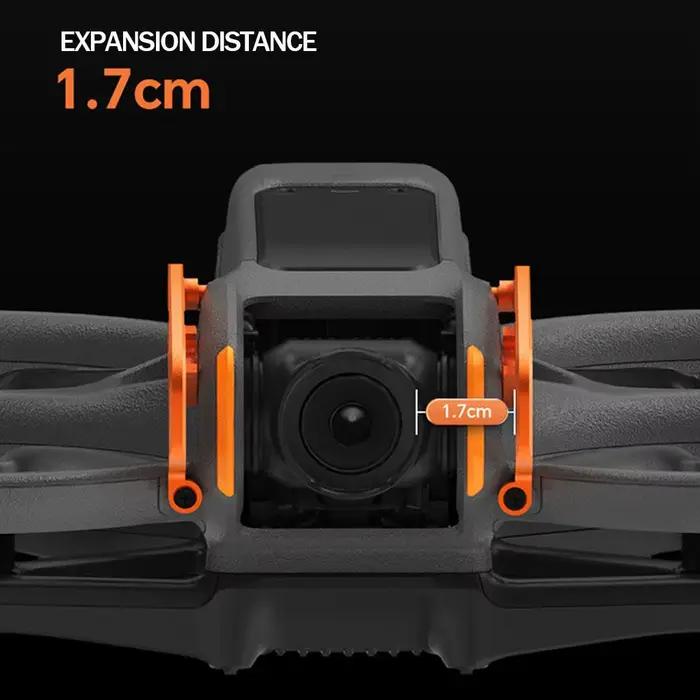 Pour DJI Avata 2 Drone barre de pare-chocs en alliage d'aluminium Anti-Collision cardan lentille Protection