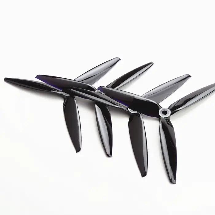 7040 Tracker 7.5x4x3 Poly Carbonate Durable 3 pales/hélice à trois pales (2CW + 2CCW) pour accessoires de Drone RC FPV
