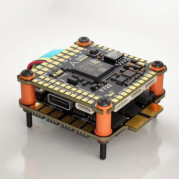 DAKEFPV F722 8S 70A pile contrôle de vol FC 3-8S 60A ESC F405 STACK 30X30mm ICM42688P gyroscope pour télécommande Drone de course FPV
