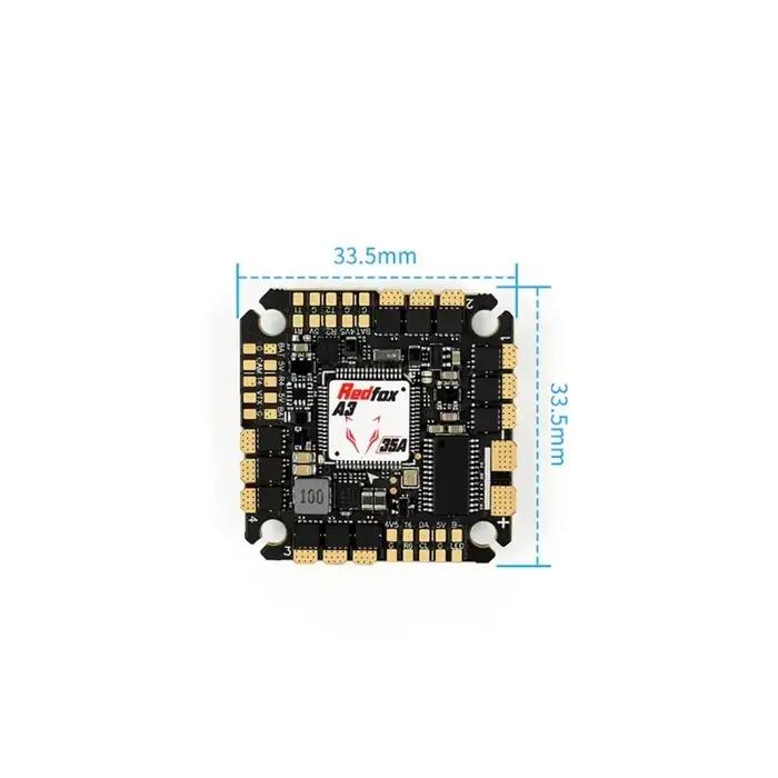 Contrôleur de vol Sub250 Redfox A3 F722 35A/45A AIO pour accessoires de Drone DollyFly25 RC