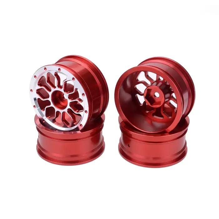 4 pièces ZD Racing Jantes de roue 1.9 pouces 52*26MM pour course et drift pour voiture RC Crawler 1/10 Axial SCX10 Traxxas TRX4 D90 HSP HPI