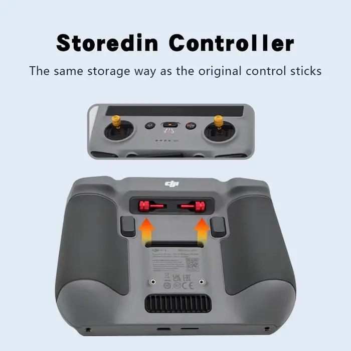Joysticks en alliage d'aluminium ZNTCH pour DJI Air 3 RC 2/RC et Mini 3 Pro - Accessoires de télécommande pour drones DJI occasions spéciales