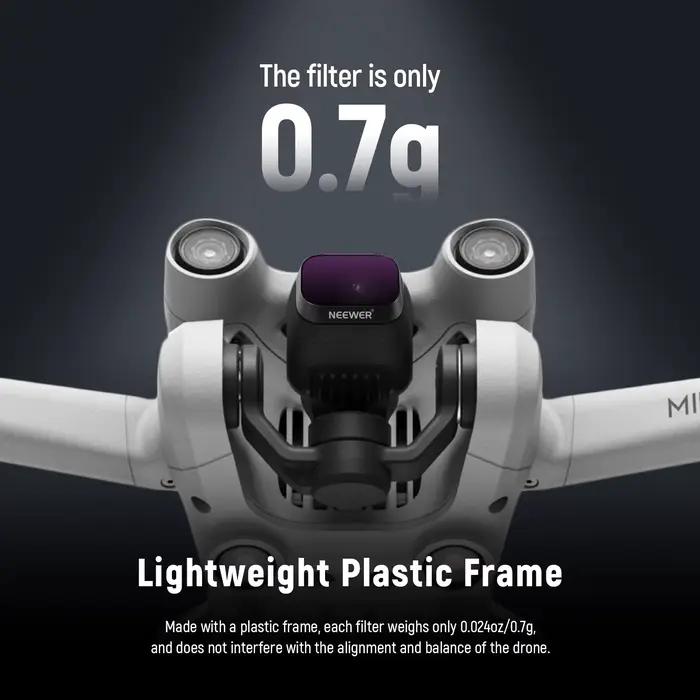 NEEWER – ensemble de filtres ND compatibles avec DJI Mini 3/Mini 3 Pro