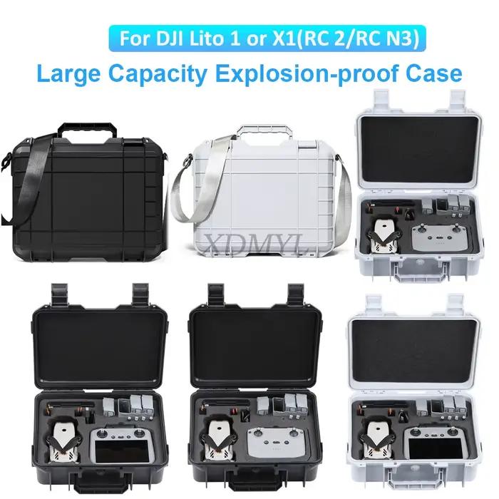 Étui antidéflagrant de grande capacité pour DJI LITO 1/X1 RC 2/N3