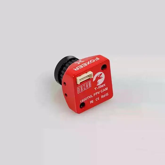 Caméra FOXEER T-REX Micro/Mini 1500TVL 6ms 0.001Lux Super OSD WDR 4:3 16:9 PAL/NTSC Commutable Toutes Conditions Météo pour Drone FPV RC