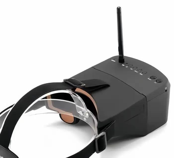 EV800D 5.8G 40CH 5 pouces 800*480 casque vidéo HD DVR diversité FPV lunettes avec batterie pour modèle RC Drone RC FPV
