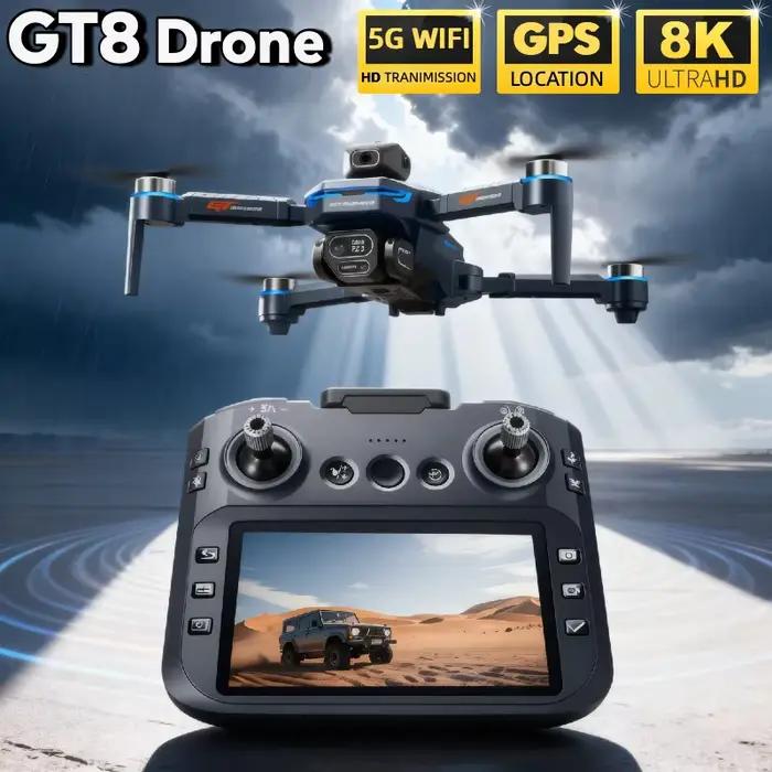 Drone GT8 authentique avec caméra double professionnelle 4K