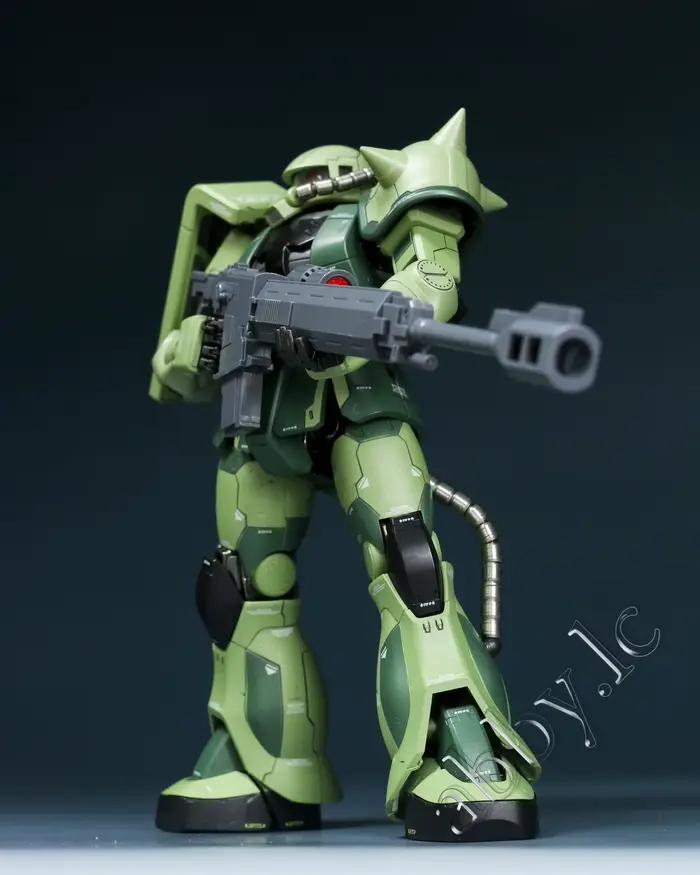 Modèle en plastique de fusil d'anti-soleil de ASR-78 MS pour MG 1/100 Zaku I II 1 2 Le MS-06S C R de MSD Cucuruz Doan d'origine MS-05 la mobilité élevée