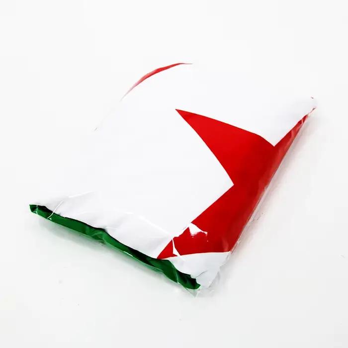 Housse de moteur de voiture avec drapeau national algérien, pour décoration, en tissu élastique, bannière graphique complète pour camion