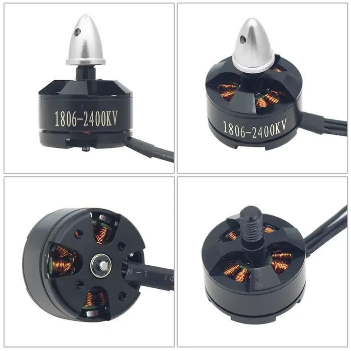 Moteur de Drone de course FPV ESC Combo BLHeli 12A ESC 1806 2400KV pour quadrirotor hélicoptères avions