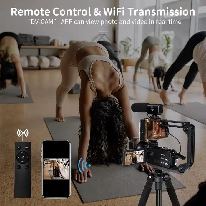 Caméra numérique 4K Ultra HD Zoom 18X