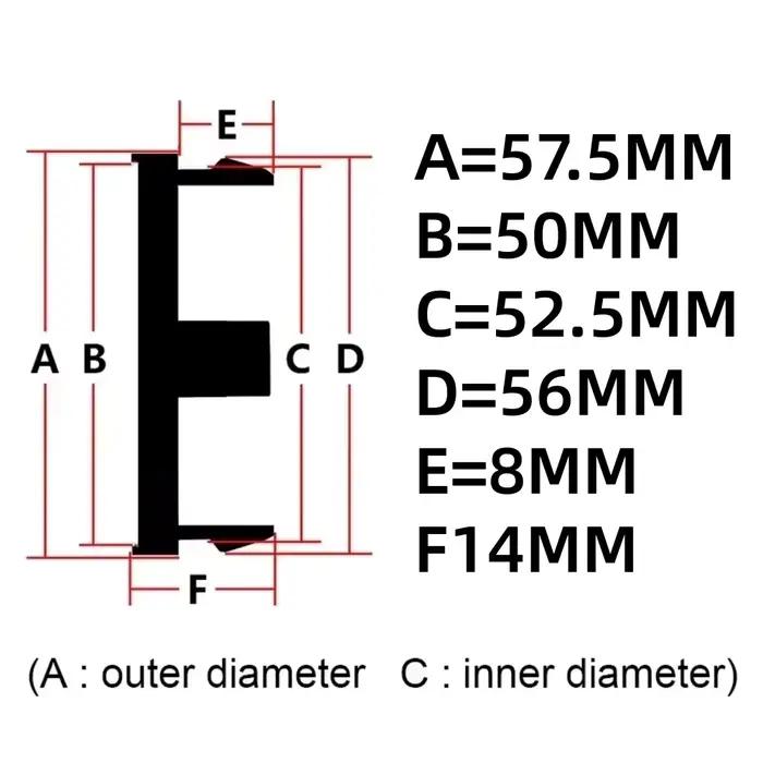 4 pièces Cache-moyeux de roue de voiture avec emblème Rays Racing, clips 58MM, capuchons de jante 53MM, cache-poussière, accessoires de remplacement pour voiture