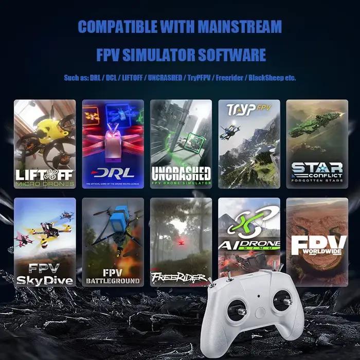 VOLODYMYR S8 simulateur pour Machine de croisement à vapeur logiciel de formation DJI Drone
