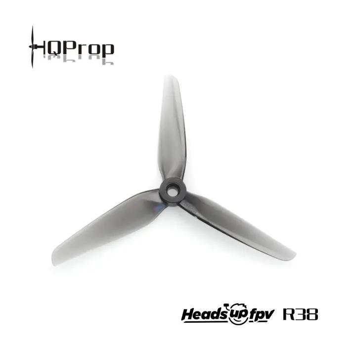 8 paires d'hélices HQPROP R38 HEADSUP FPV Co-Branded Top RACE Pilot 5138 5