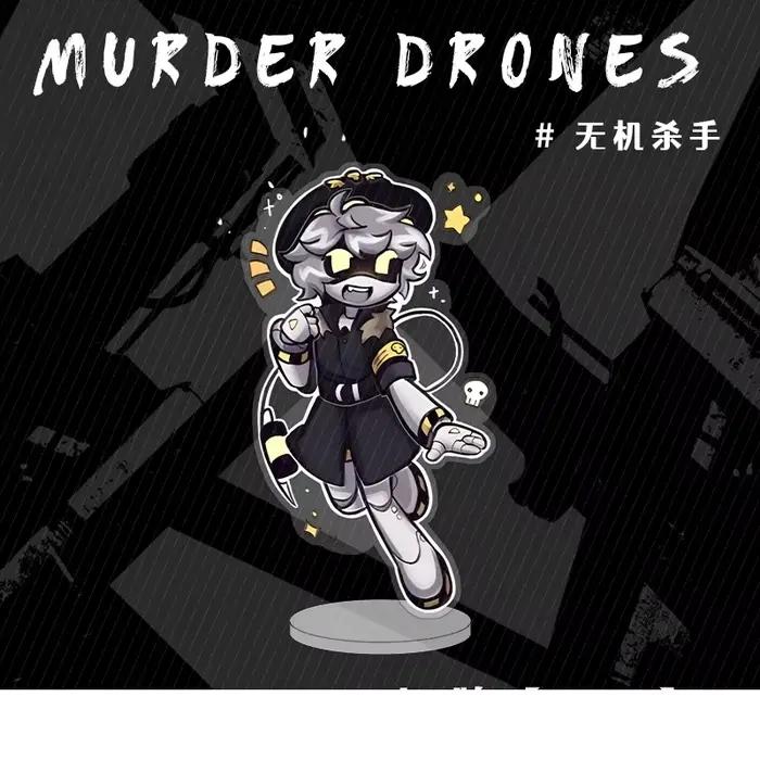 Murder Drones Saison 1 Uzi Doorman Absolute Solver Cyn Doll Mini figurine en acrylique, ornement de bureau, cadeaux de Noël pour amis
