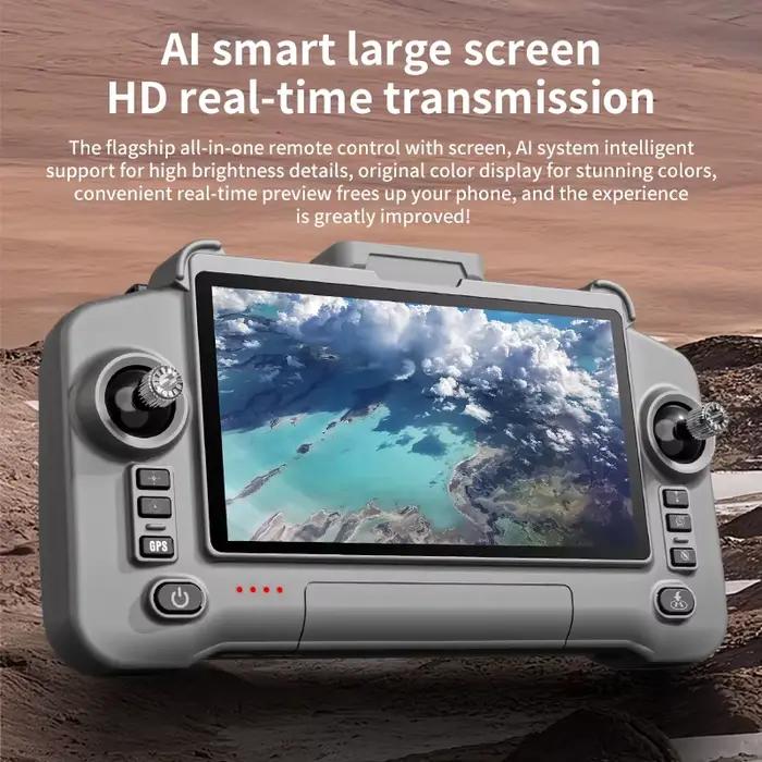 Pro Drone Gps professionnel 8k Hd caméra écran tactile télécommande 5g Wifi retour intelligent sans brosse grand Uav Rc