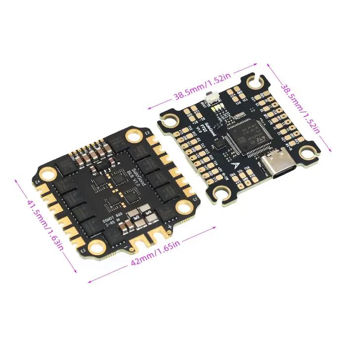 Contrôleur de vol SoloGood F722 et pile BLHELI_S 60A 4 en 1 ESC