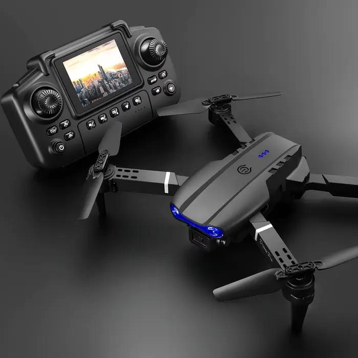 2025 nouveau Drone amélioré E88 E99 avec écran 4K HD photographie aérienne double caméra Dron pliable quadrirotor RC jouet pour enfant cadeau