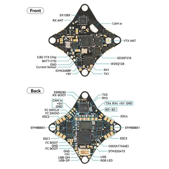 Contrôleur de vol Air Brushless David