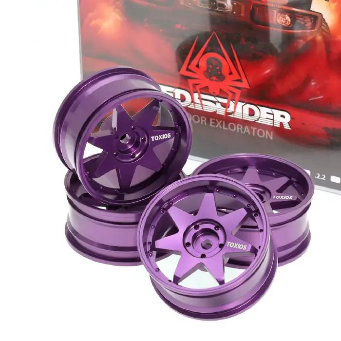 1/10 roues de course RC jantes en métal Hub12mm hexagone pour 1:10 RC sur voiture de route Tamiya TT01 TT02 XV01 XV02 PTG-2 HSP HPI Kyosho