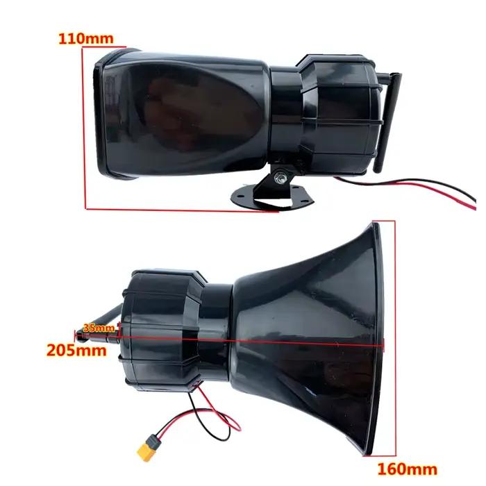 XAERO 5KM Drone Megaphone Haut-parleur sans fil avec microphone TF AUX Enregistrement Amplificateur vocal