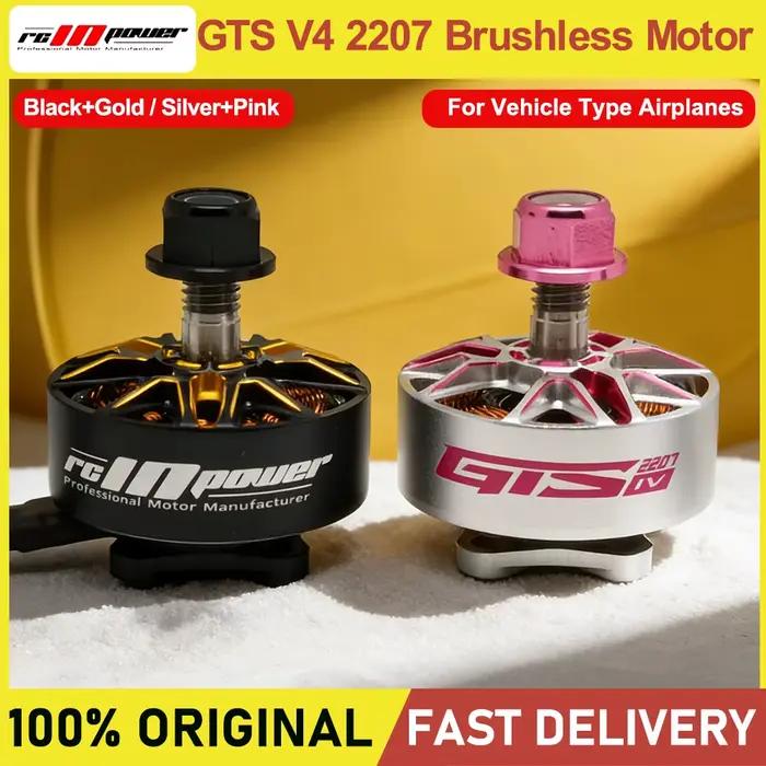 Moteur brushless RCinpower GTS V4 2207 pour drones de course et freestyle fpv performances exceptionnelles matériaux composites